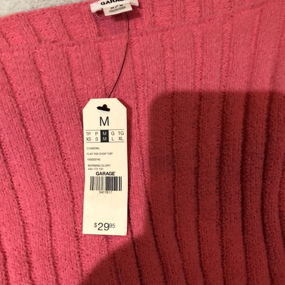 Chandail Flat ribbed crop top sweater - New - Picture 4 of 4